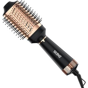 Föhnborstel 4-in-1 voor Haarstyling en Volumizer, 1200 W Keramische Heetborstel voor Kort en Lang Haar