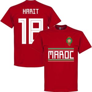 Marokko Harit 18 Team T-Shirt - Rood - L