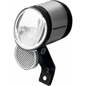 Trelock LED Fietskoplamp - Aan en Uit Schakelaar - Standlicht - Chroom