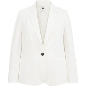 WE Fashion Getailleerde jersey stretch blazer - Curve