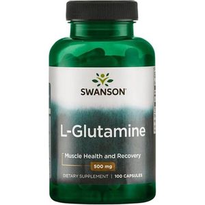 Swanson Health L-Glutamine capsules 500mg