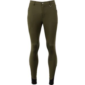 BR - Maikel - Rijbroek - Olijfgroen - Heren - Siliconen Kniestukken