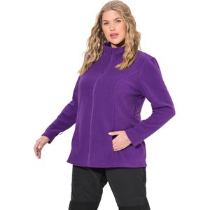 Fleecejacke voor dames met opstaande kraag en rits