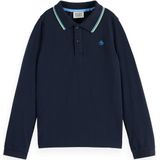 Scotch & Soda Pique Lange Mouw Poloshirt