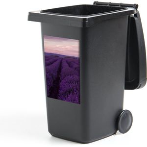 Container sticker Lavendel - Paars - Bloemen - Natuur - 40x60 cm - Kliko sticker