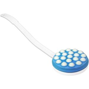 Achterbadborstel Exfoliator Massager met Zacht en Stijf Varkenshaar Lang Handvat