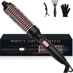 Ronde thermische borstel - 32 mm verwarmingsborstel voor volume en losse krullen