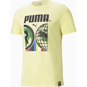 T-shirt puma intl tee geel, xs