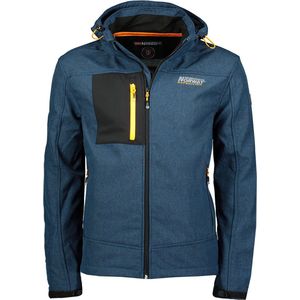 Geographical Norway - Heren Outdoorjas Softshell Jacket Torefact - Blauw - Maat L