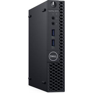 DELL OptiPlex 3070 Intel® Core™ i3 i3-9100T 4 GB DDR4-SDRAM 128 GB SSD Windows 10 Pro MFF Mini PC Zwart
