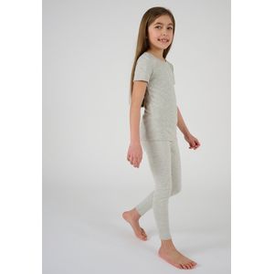 Damart - Klassiek gebreide T-shirt met korte mouwen Thermolactyl - Kinderen - Grijs - JAAR