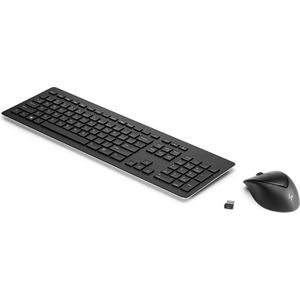 HP 950MK muis en toetsenbord draadloos en oplaadbaar. QWERTY, US international keyboard!