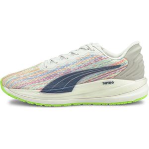 Puma Magnify Nitro SP Dames - Sportschoenen - Hardlopen - Weg - wit/groen