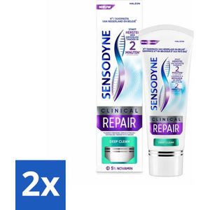 Sensodyne - Tandpasta - Clinical Repair - Deep Clean - 75ml x 2