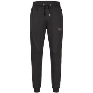 Lonsdale Jogginghose Chivelstone Jogginghose schmale Passform Black/Marl Ash-L