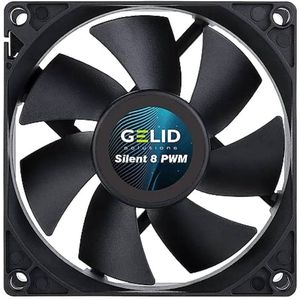 Gelid Solutions Silent 8 - Ventilatorhuis PWM - 80 mm - zwart