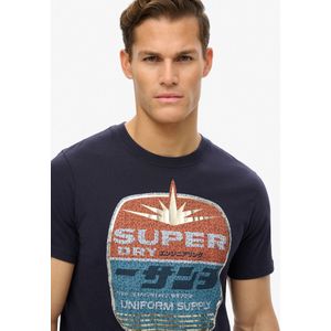 Superdry - Gasoline Graphic Relaxed T-shirt - Heren - T-shirts