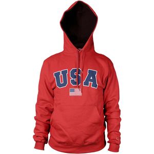 Hybris USA Varsity Hoodie Red-S