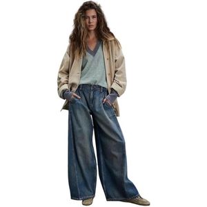 Baggy jeans voor dames en heren, wijde pijpen, lage taille jeans, losse oversized boyfriend broeken, esthetische kleding