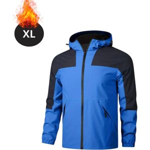 Livano Windjas Voor Heren - Parka - Lente & Herfst - Jas - Volwassen - Windjack - Windbreaker - Rits - Lichtblauw - Maat S
