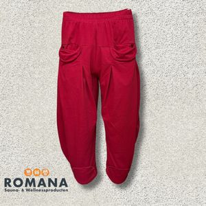 Romana Products - Aufguss Kleding - Sauna Broek - Rood - Maat 99cm - Loungebroek - Pofbroek - Comfort
