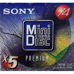 Sony MiniDisc 74min 5pack Premium