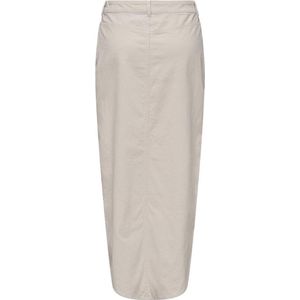 Only Onlcilla-moxie Long Slit Cord Skirt Pumice Stone | Beige | Maat: XS