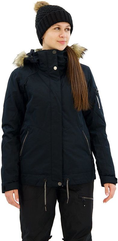 Roxy - Meade - Jas - Zwart - Geïsoleerde Sneeuwjas voor Dames