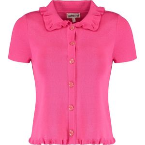 Harper & Yve Semmy-ss Tops & T-shirts Dames - Shirt - Roze - Maat XL
