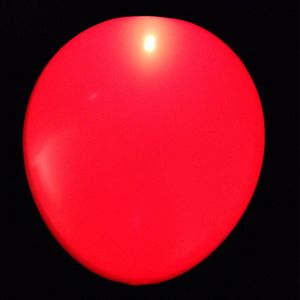 Festivez - 5 x RED led Balloon - Rode led ballon - led - feestversiering - verjaardagversiering - feestdecoratie -