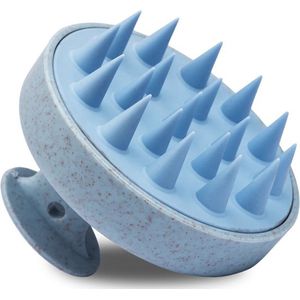QuickFixed Scalp Massager - Scalp Brush - Scalp Massage - Head Massager - Hoofdhuid Massage - Scalp Massage Brush - Siliconen Haarborstel - Shampoo Borstel - Blauw