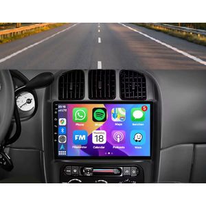 Autoradio 2/32GB met Carplay en Android auto | Geschikt voor Chrysler Voyager en Dodge Grand Caravan 4 2000-2012 | Radio scherm met Navigatie | 2000 2001 2002 2003 2004 2005 2006 2007 2008 2009 2010 2011 2012 | RS