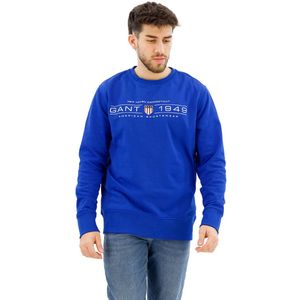 Gant - Graphic Sweatshirt - Lapisblauw - Heren