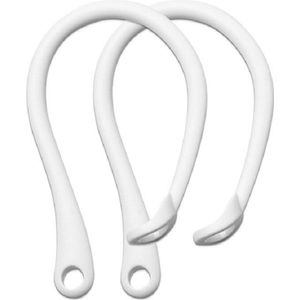 WiseGoods Premium Airpod Haakjes Set - Oorhaakjes Airpods - Oordop Haakje - Haakjes Oordopjes - Accessoires Voor Oortjes - Wit