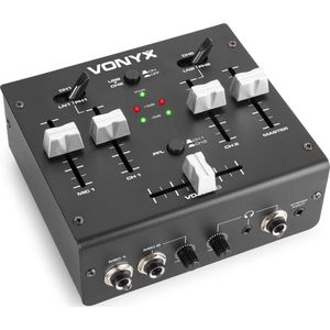 Vonyx VDJ2USB - 3 kanaals stereo USB DJ mixer