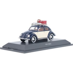 Volkswagen Kever Summer Holidays / Dakdrager + Koffers Schuco Modelauto 1:43 1954 450728800