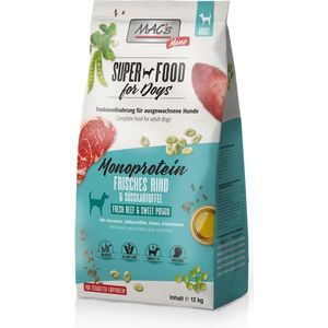 MAC's Superfood Hondenvoer Mono proteïne Rund 12kg hondenbrokken