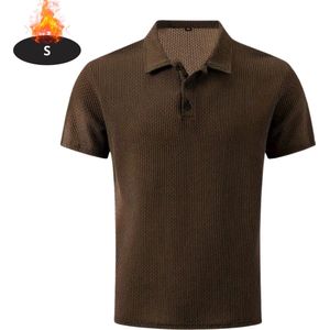 Livano Poloshirt Heren - T-Shirt Heren - Shirt - Overhemd - Polo Shirt - Champagne - S