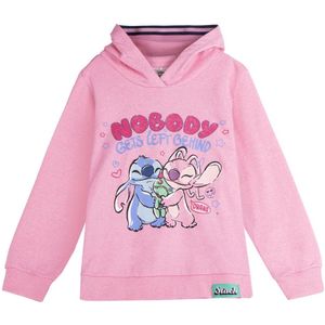 Disney - Stitch & Angel - Hoodie - Roze - Meisjes