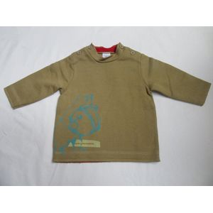 petit bateau , s.shirt , jongens , camel , 18 maand 81