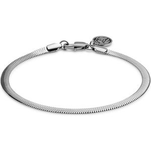 Lucleon - Heren - Roestvrij Staal Schakelarmband - Staal