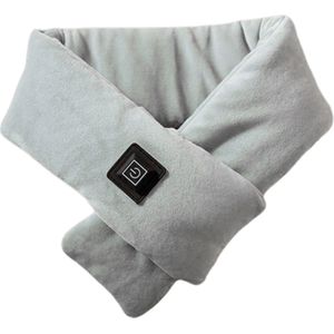 Verwarmingssjaal, USB-verwarmde sjaal Verstelbare nekverwarmingssjaal Afneembare pluche verwarmende nekomslagsjaal, verstelbare verwarmde sjaals voor dames, heren