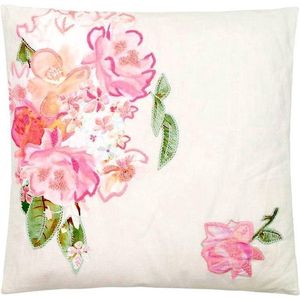 Ariadne At Home Hidden Garden - Sierkussen - 50x50 cm - Roze