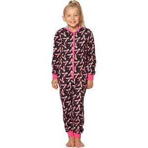 Merry Style Kinder Pyjama - ronde hals - lange mouwen - lange broek met zakken - Katoen - MS-MS10-223-PJ - Rosa Hasen - 110-116