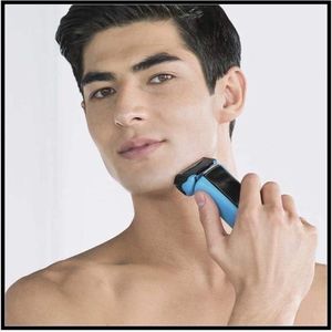 Combipack 8000 scheerfolie en bladblok zwart - 1 set met precisieprestaties.