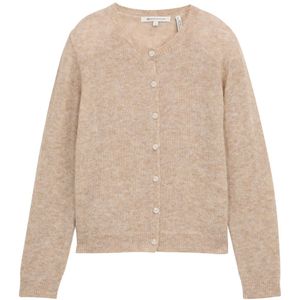TOM TAILOR DENIM Gebreid vest  beige gemêleerd