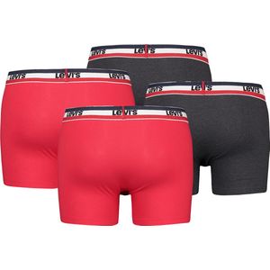 BOXERS 4-pack Levi's Sportswear Logo herenboxershorts, ondergoed gemaakt van biologisch katoen
