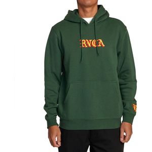 Rvca - Del Toro - Hoodie - Groen - Regular Fit - Katoen/polyestermix