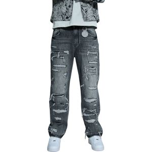 Amicci - Manuel - Spijkerbroek - Grey Washed - Loose Fit