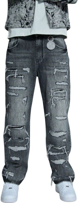 Amicci - Manuel - Spijkerbroek - Grey Washed - Loose Fit